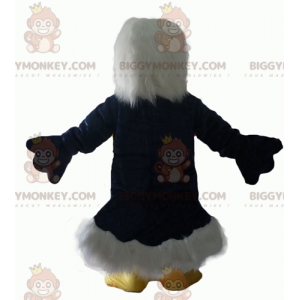 BIGGYMONKEY™-Maskottchen-Kostüm, komplett behaarter, blauer