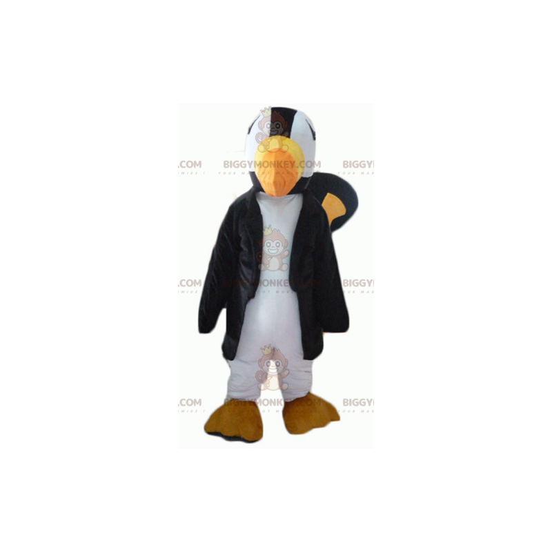 Costume de mascotte BIGGYMONKEY™ de toucan de perroquet noir