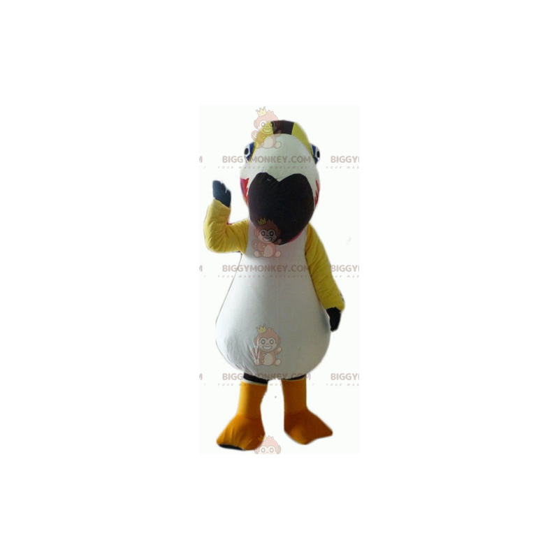 Costume de mascotte BIGGYMONKEY™ d'oiseau coloré de toucan de