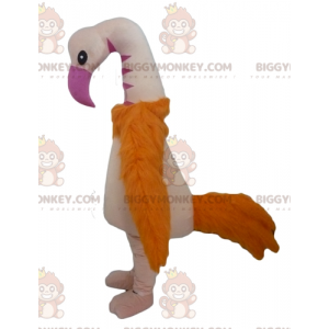 BIGGYMONKEY™ jättiläinen strutsi flamingo maskotti puku -