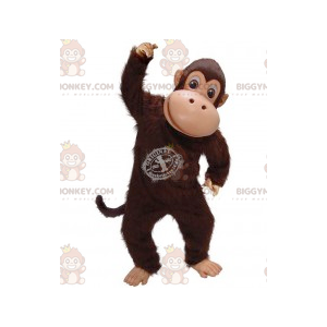 Bruin chimpansee aap BIGGYMONKEY™ mascottekostuum -