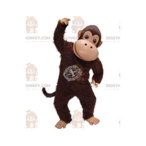 Brown Chimpanzee Monkey BIGGYMONKEY™ Mascot Costume -