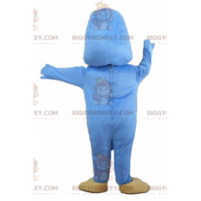 Costume de mascotte BIGGYMONKEY™ d'oiseau de poussin bleu géant