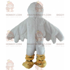 Costume mascotte BIGGYMONKEY™ Gabbiano anatra bianco e giallo -