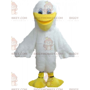 Kostým maskota BIGGYMONKEY™ White and Yellow Racek –