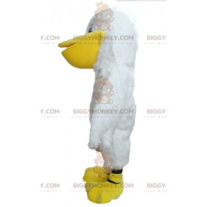 Kostým maskota BIGGYMONKEY™ White and Yellow Racek –