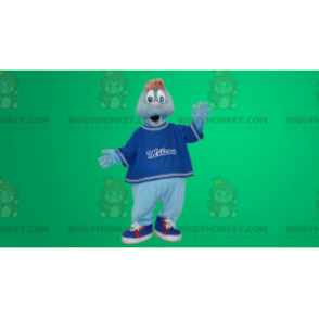 Costume de mascotte BIGGYMONKEY™ d'otarie bleue -