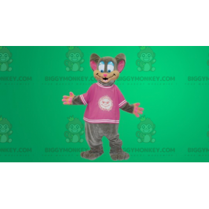 Szary i różowy kostium myszy - Biggymonkey.com