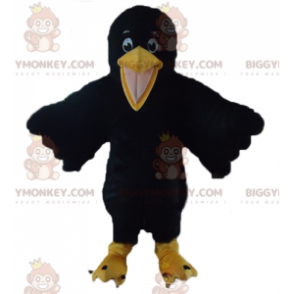 BIGGYMONKEY™ Costume da mascotte da corvo giallo morbido