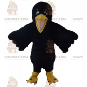 Traje de mascote gigante amarelo corvo gigante BIGGYMONKEY™ –