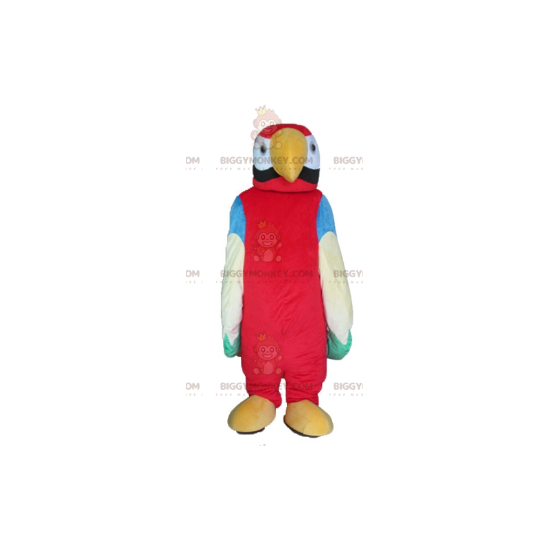 Costume da mascotte Pappagallo gigante multicolore BIGGYMONKEY™