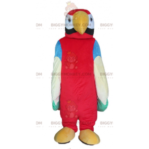 Costume da mascotte Pappagallo gigante multicolore BIGGYMONKEY™