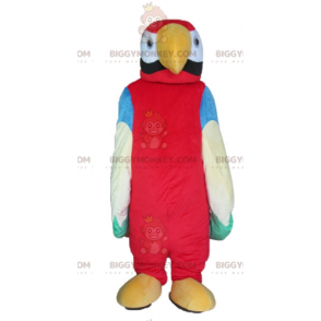 Kostium maskotka olbrzymia wielokolorowa papuga BIGGYMONKEY™ -