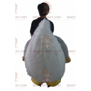 BIGGYMONKEY™ Giant Hairy Red Yellow White Hen Mascot Costume -