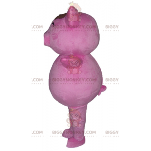 Στολή μασκότ BIGGYMONKEY™ Funny Plump Pink Pig - Biggymonkey.com