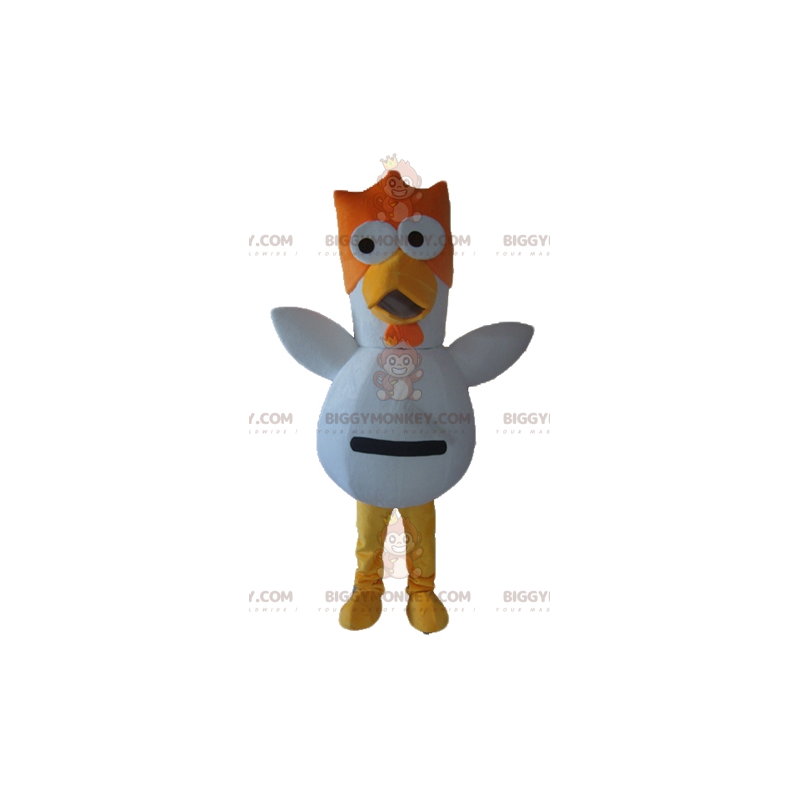 BIGGYMONKEY™ Costume mascotte uccello gallina gallo giallo