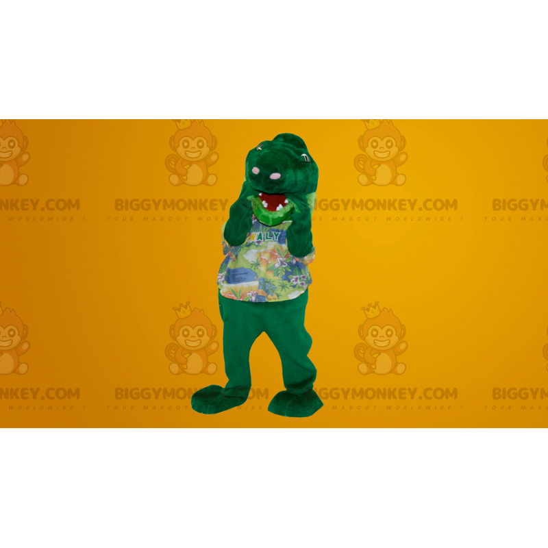 Costume da mascotte coccodrillo dinosauro serpente BIGGYMONKEY™