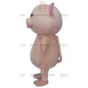 Costume de mascotte BIGGYMONKEY™ de gros cochon rose mignon et