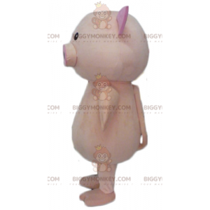 Fantasia de mascote BIGGYMONKEY™ de Porco Rosa Grande Bonito e