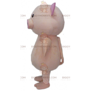 Simpatico e grassoccio costume mascotte Big Pink Pig