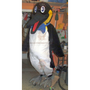 Traje de mascote de pinguim BIGGYMONKEY™ muito realista –