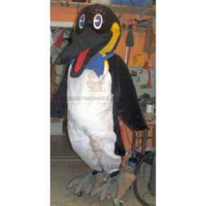 Traje de mascote de pinguim BIGGYMONKEY™ muito realista –