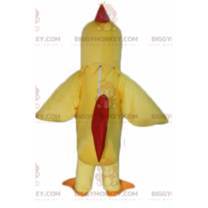 Giant Rooster Yellow and Red Hen BIGGYMONKEY™ Mascot Costume –