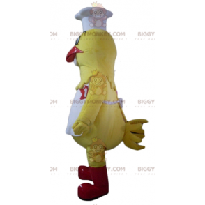 BIGGYMONKEY™ Mascottekostuum Gigantische gele kip in
