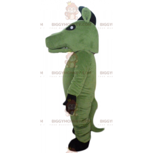 Giant Green White and Black Horse BIGGYMONKEY™ Mascot Costume -