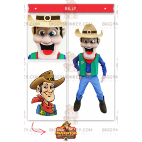 Costume de mascotte BIGGYMONKEY™ de cow-boy du far-west -