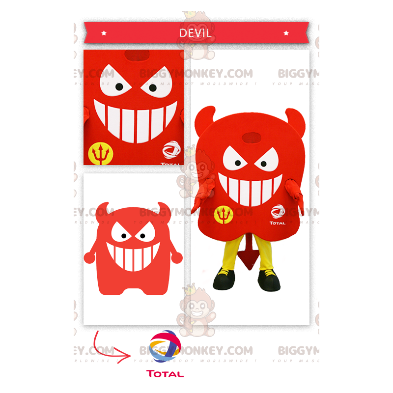 Alle Red Devil BIGGYMONKEY™ Maskottchen-Kostüm - Biggymonkey.com