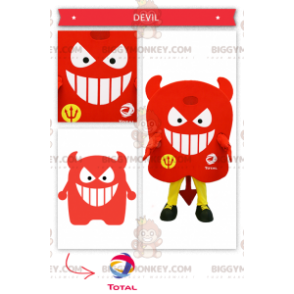All Red Devil BIGGYMONKEY™ maskotdräkt - BiggyMonkey maskot