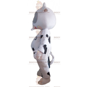 Disfraz de mascota de vaca blanca y negra BIGGYMONKEY™ con