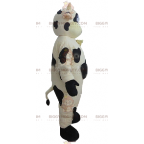 Στολή μασκότ της Giant White and Black Cow BIGGYMONKEY™ -