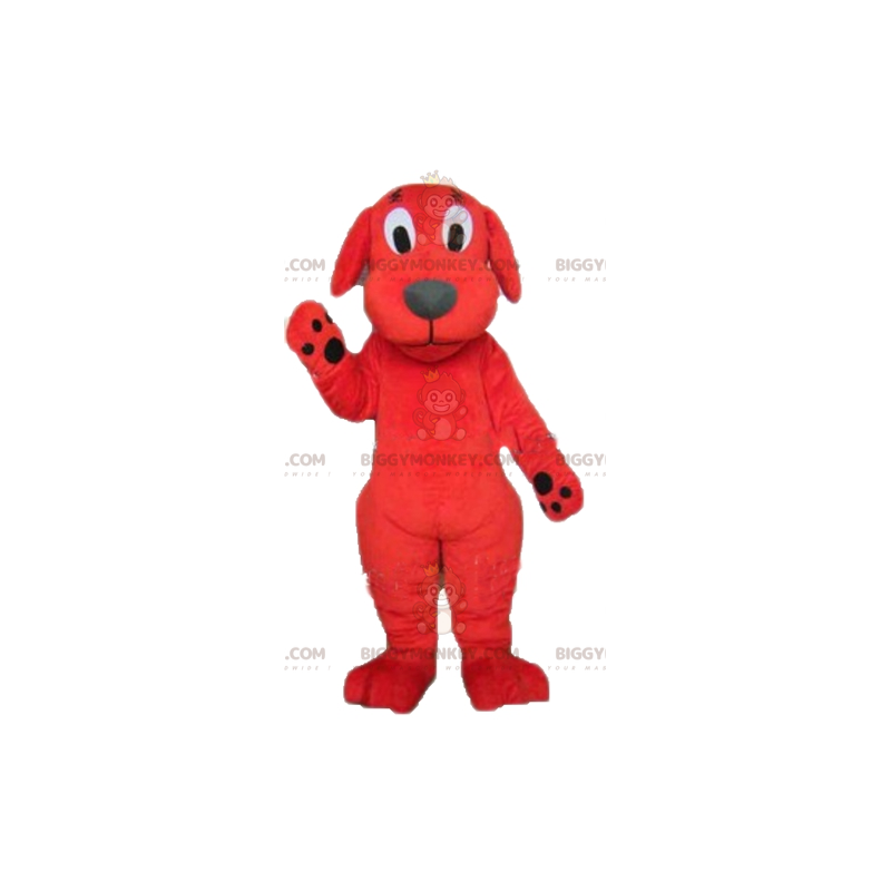 Costume mascotte Clifford BIGGYMONKEY™ cane gigante rosso e