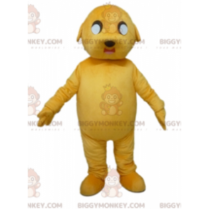 Fantasia de mascote gigante gigante de cachorro amarelo