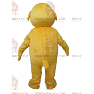 Fantasia de mascote gigante gigante de cachorro amarelo