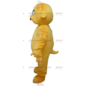 Costume de mascotte BIGGYMONKEY™ de chien jaune géant et