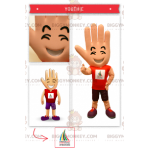 Disfraz de mascota Big Giant Hand de Partidario BIGGYMONKEY™ -