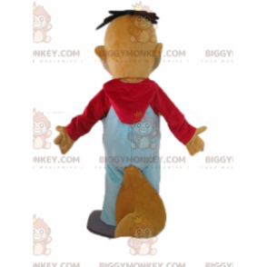Costume de mascotte BIGGYMONKEY™ de castor marron avec une
