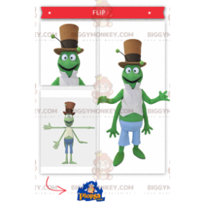 Green Grasshopper Locust BIGGYMONKEY™ Mascot Costume -