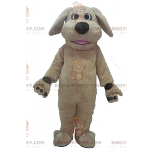 Costume de mascotte BIGGYMONKEY™ de grand chien marron