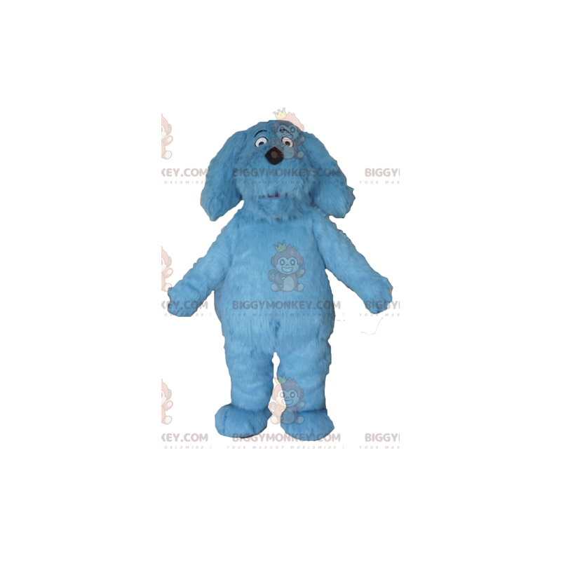 Awesome All Hairy Blue Dog BIGGYMONKEY™ Mascot Costume –