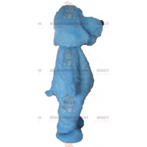 Grymt hårig blå hund BIGGYMONKEY™ maskotdräkt - BiggyMonkey
