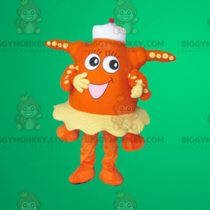Oranssi meritähti BIGGYMONKEY™ maskottiasu - Biggymonkey.com
