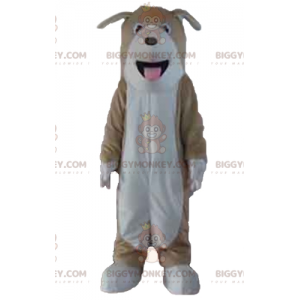 Costume de mascotte BIGGYMONKEY™ de chien tricolore marron