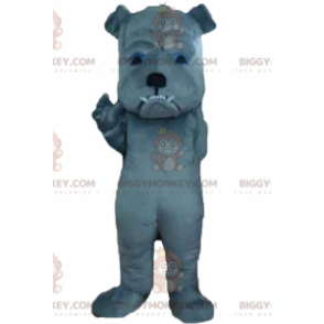 Costume da mascotte BIGGYMONKEY™ cane grigio dall'aspetto