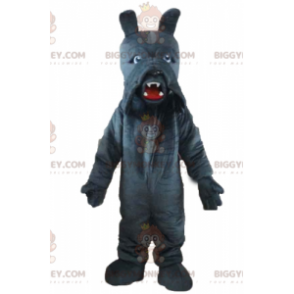 Costume de mascotte BIGGYMONKEY™ de chien de basset hound gris