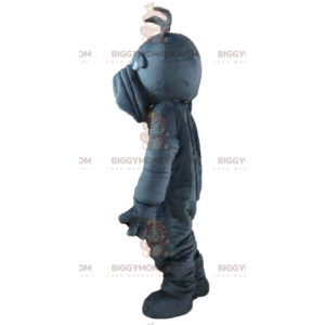 Velmi realistický kostým maskota šedého baseta BIGGYMONKEY™ –