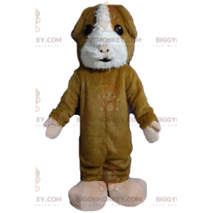 Costume de mascotte BIGGYMONKEY™ de hamster marron et blanc